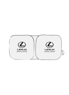 LEXUS Car Sun Shade UV Rays and Heat Protector Sun Visor Foldable Keep Your Vehicle Cool Blocks UV Rays, Car Windshield Sunshade-Lexus  - Image 1