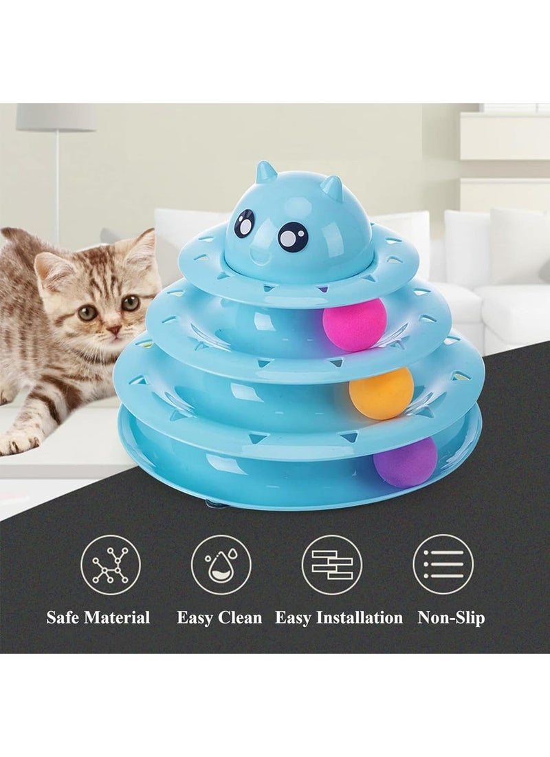 Mumoo Bear Roller 3-Level Turntable Cat Toys - Image 5
