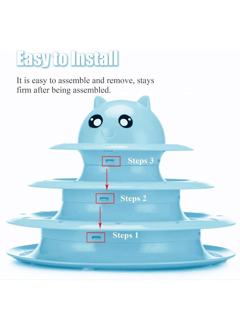 Mumoo Bear Roller 3-Level Turntable Cat Toys - Image 4