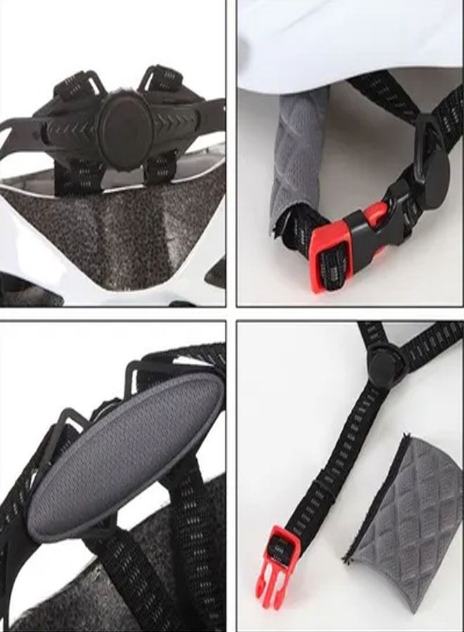 ZCM-HAPPY Cycling Helmet With Visor - 33x10x22 cm - Image 4