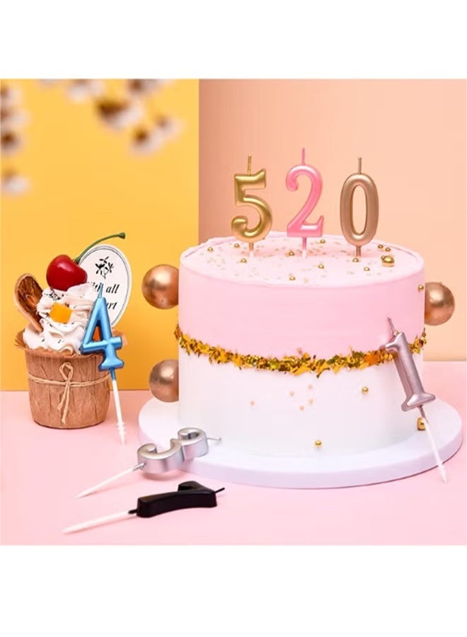 واي جيه 10 قطع مجموعة شموع عيد ميلاد رقمية ، شموع كعكة لامعة ، شموع كب كيك لزفاف عيد ميلاد وزينة كعكة حفلة الحظ (ذهبي)10 قطع مجموعة شموع عيد ميلاد رقمية ، شموع كعكة لامعة ، شموع كب كيك لزفاف عيد ميلاد وزينة كعكة حفلة الحظ ذهبية - Image 3