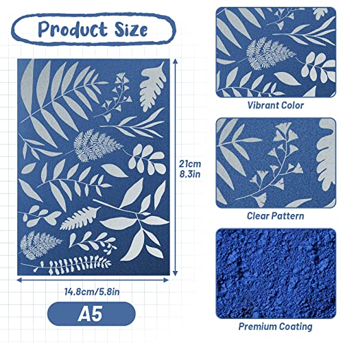 Mckanti 38 Sheets Cyanotype Sun Print Kit With 2 Clear Acrylic Sheets - High Sensitivity Solar Drawing Paper for Nature Printing - A5 Size (5.8 x 8.3 Inch) - DIY Arts and Crafts for Adults and Kids - Image 3