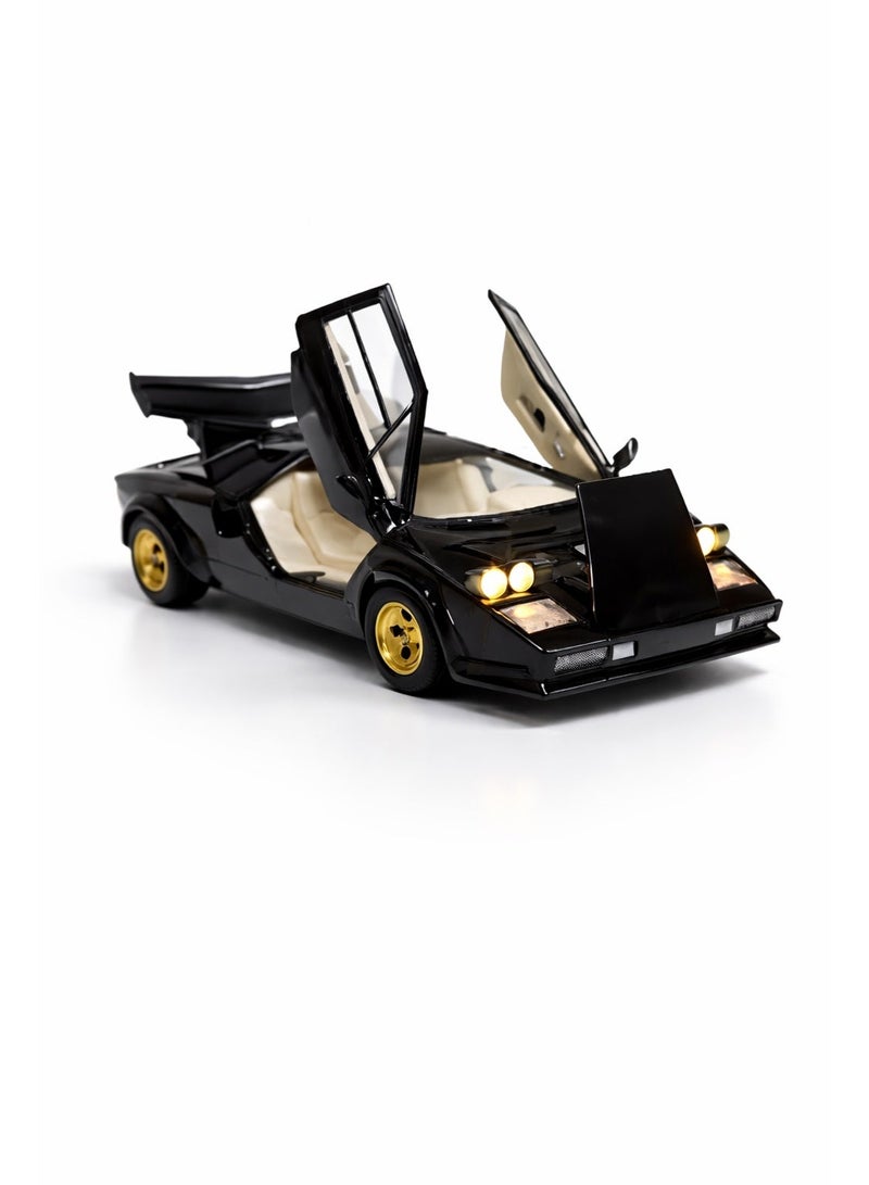 Lamborghini Diecast Countach 5000 Model Car 1:24 Scale – Assorted Colors - 01pcs - Image 3