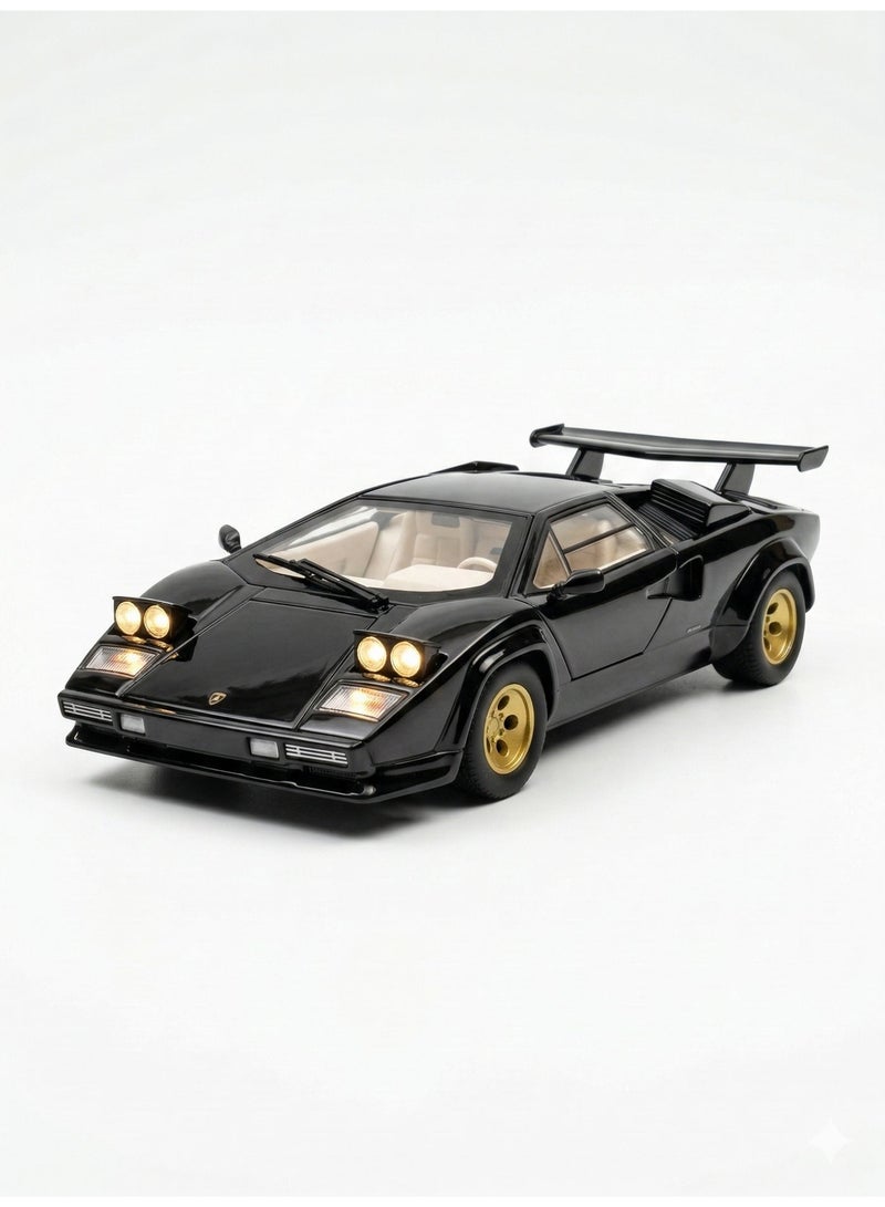 Lamborghini Diecast Countach 5000 Model Car 1:24 Scale – Assorted Colors - 01pcs - Image 4