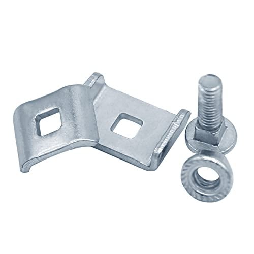 OTTFF 30 Pack Splice Washer Kit, Reinforced Joint Clamp Grid Wall Clips Fit 5/32"-1/4" Wire Dia. Basket Wire Mesh Cable Tray, Cord End Connector - Image 4