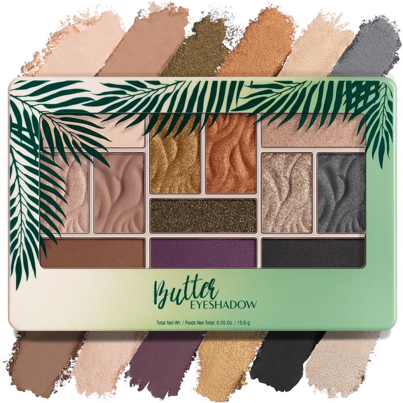 Physicians Formula Murumuru Butter Eyeshadow 12Shade UltraCreamy Palette with Murumuru Tucuma Butters Silky Soft Blendable Formula Sultry Nights