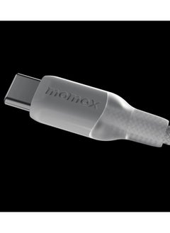 Momax Momax Flow 100W USB-C to USB-C 3m Braided Cable, Fast Charging, and Data Transfer, White  - Image 2