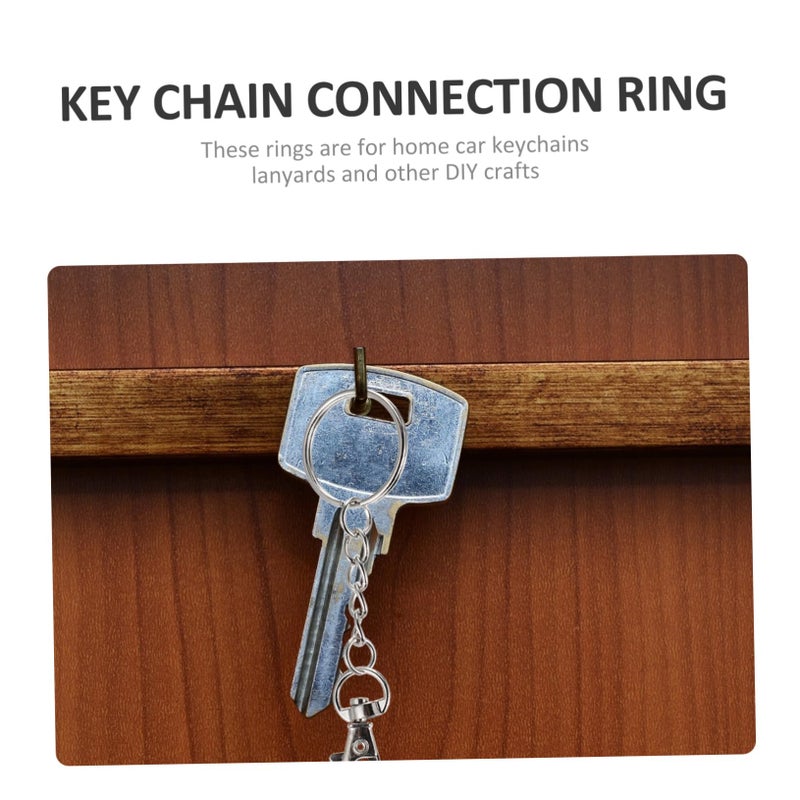 60 Sets Stainless Steel Lobster Clasps for Keychain Making Organizing Keys Crafts and Accessories - Image 4