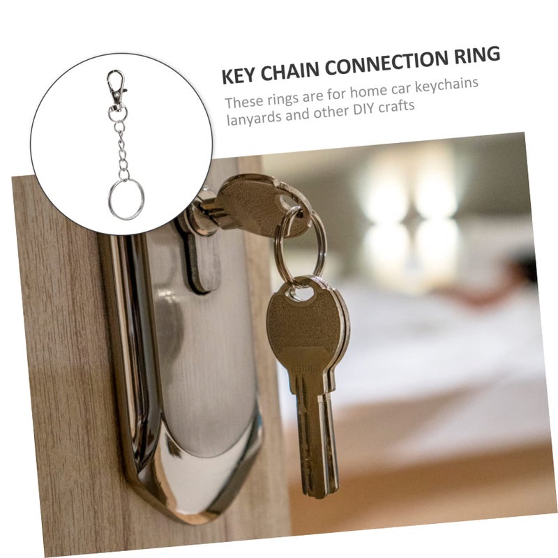 60 Sets Stainless Steel Lobster Clasps for Keychain Making Organizing Keys Crafts and Accessories - Image 5