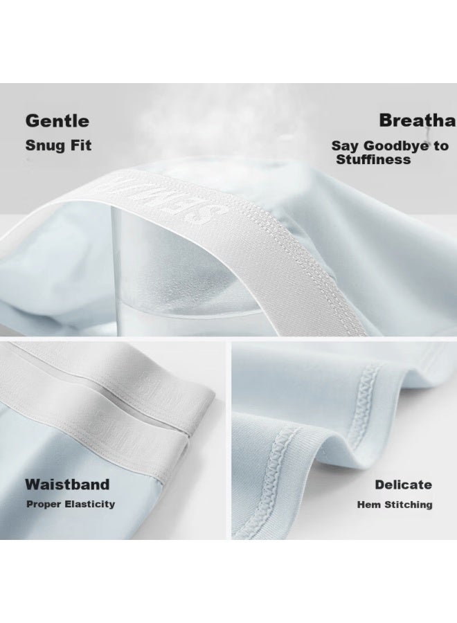 Semir Men's Underwear 3-pack Cotton Modal Soft Antibacterial Mite-resistant Briefs Summer L - Image 4
