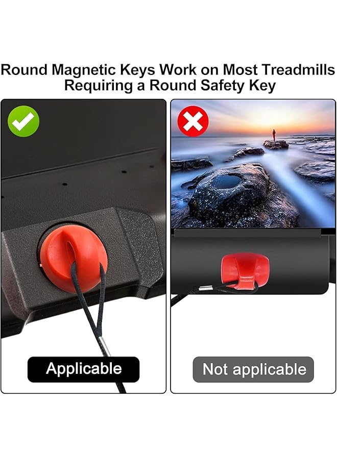 Generic Magnetic Safety Key For Treadmill,Universal Treadmill Safety Key,Fit Most Treadmill Magnet Security Lock,Suitable For Almost 99% Motorized Treadmill  - Image 5