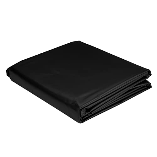TotalPond 7 x 10 ft. PVC Pond Liner, For Ponds up to 200 Gallons, 14.5 mil, Flexible and Easy to Install, Durable and Strong Reinforced Mesh Weave, UV and Tear Resistant, Multi-Purpose Use, Black - Image 1