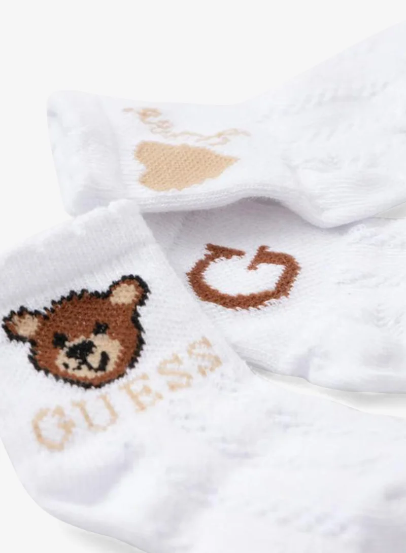 GUESS Infant 3 Pack Of Crew Socks