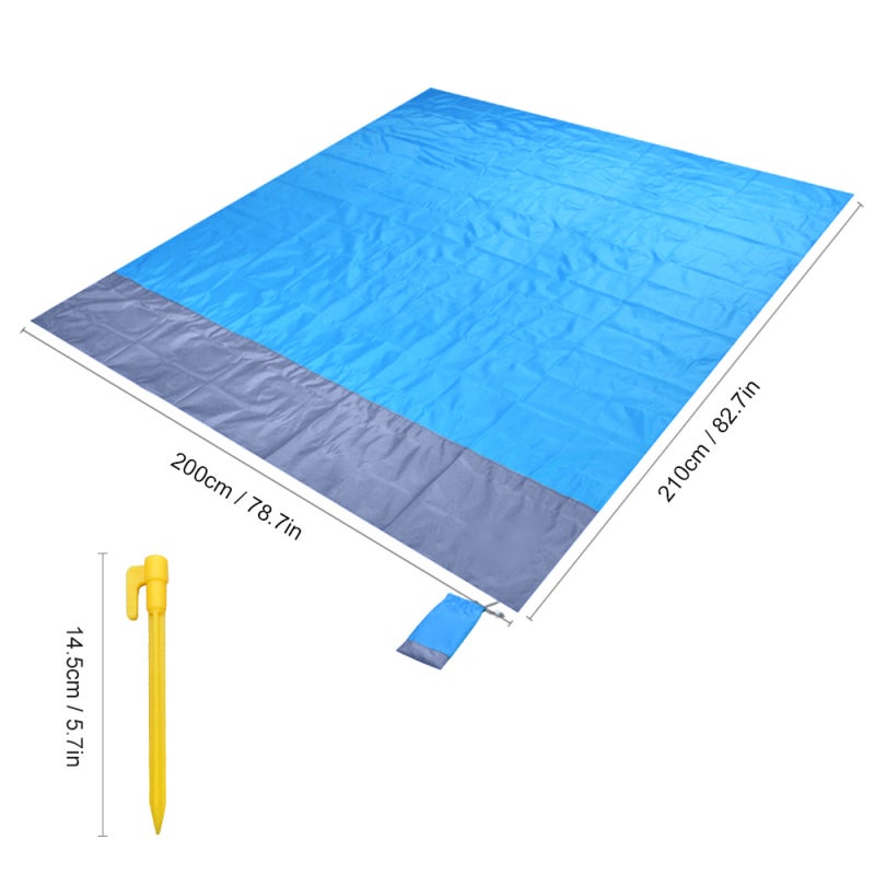 Waterproof Beach Blanket Outdoor Portable Picnic Mat Camping Ground Mat Mattress - Image 2