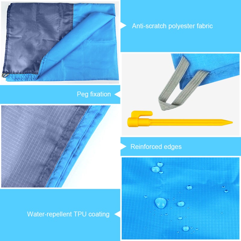 Waterproof Beach Blanket Outdoor Portable Picnic Mat Camping Ground Mat Mattress - Image 3