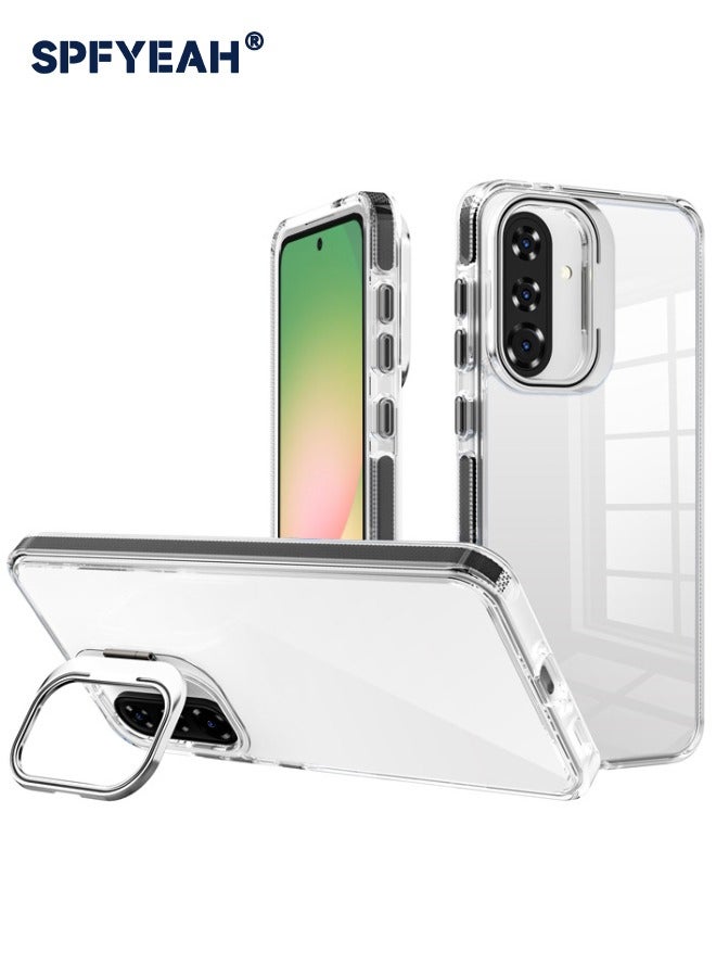 اس بي اف يا. جراب Samsung Galaxy A56 5G مع حامل حلقي للكاميرا، [مضاد للسقوط والصدمات] [مضاد للخدش والانزلاق] [لا يسبب الاصفرار] جراب صلب كلاسيكي بمسند لهاتف Samsung A56 مقاس 6.7 بوصة - Image 1