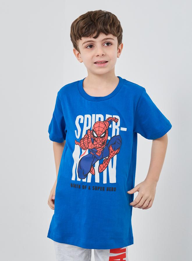Styli Styli Spiderman Graphic Print Round Neck T-Shirt  - Image 3