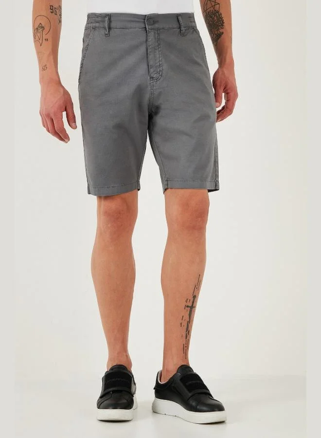 Buratti Buratti Cotton Slim Tapered Bermuda Shorts Men's SHORTS 4503S67SMILANO