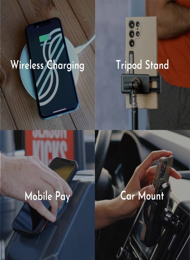 SleekStrip Phone Grip, Ultra Thin Cell Phone Grips Finger Holder Kickstand for Back of Phone, Loopy Case Swappable for Smartphones Wireless Chargers Car Mounts - SleekGrip Essential - Image 4