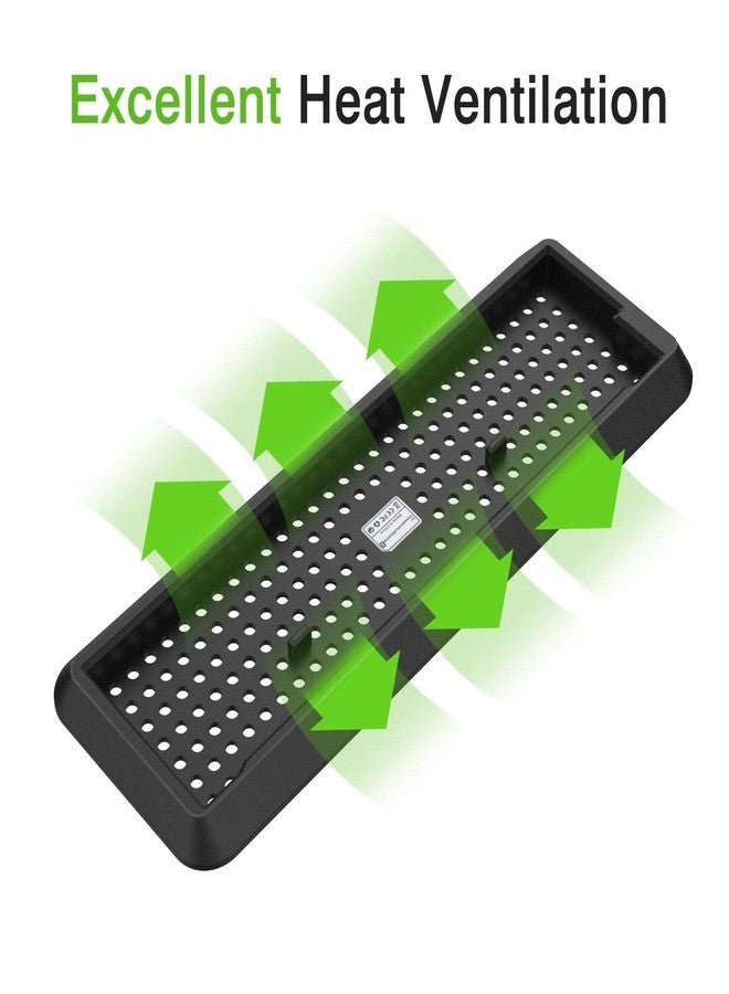 KlsyChry Vertical Stand for Xbox One X, Cooling Stand, Base para Xbox One X Console Holder -Black - Image 3