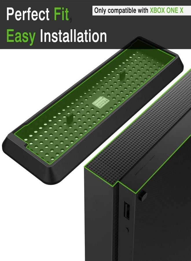 KlsyChry Vertical Stand for Xbox One X, Cooling Stand, Base para Xbox One X Console Holder -Black - Image 2