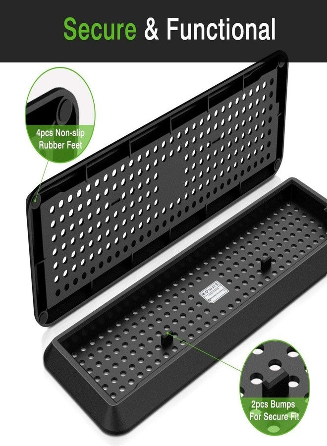 KlsyChry Vertical Stand for Xbox One X, Cooling Stand, Base para Xbox One X Console Holder -Black - Image 4