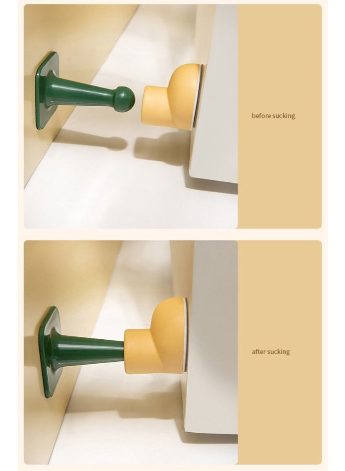 HOMESTAR Little Boot Door Stoppers (2PCs) - Adorable Silicone Bumper Pads & No Drill Door Holder | Ultra-Soft PP+Flexible Gel Construction | 4KG Heavy-Duty Capacity With Superior Shock Absorption | Perfect For Kids Rooms, Offices & Home Safety - Image 3