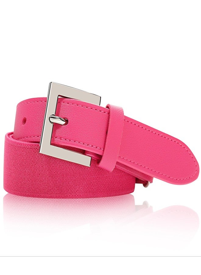Kajeer Kids Boy Belt Youth BaseballSoftball Fastpitch Belts Adjustable Elastic Sports Uniform Belt for Kids Boys Girls(Pink) - Image 1