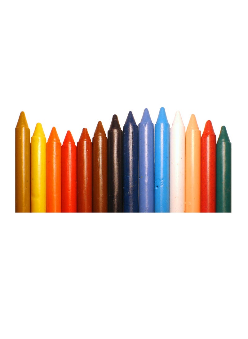 Flamingo 12-Piece Wax Crayons Multicolour - Image 3