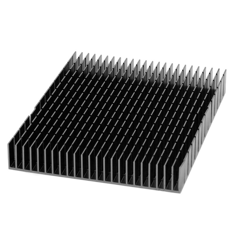 Smart Design Aluminium Heat Sink Cooler Quick Cooling Heatsink For CPU Amplifier PCB Black - Image 5