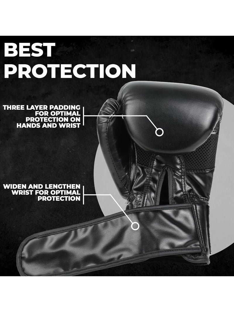 DAILYLIFE Unisex Boxing Gloves for Pro Training, Sparring, Muay Thai, Kickboxing, MMA, Fitness Workouts, and Heavy Bag Punching - Image 5