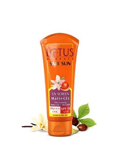 LOTUS HERBALS Safe Sun Uv Screen Matte Gel Spf 50; Pa+++ 30 G  - Image 1
