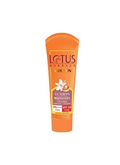 LOTUS HERBALS Safe Sun Uv Screen Matte Gel Spf 50; Pa+++ 30 G  - Image 2
