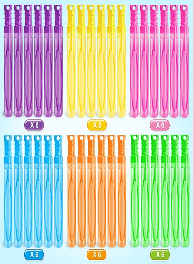 spring flower SpringFlower 36 Pcs Bubble for Kids, 2OZ Bubble Wands in 6 Colors, Bubble Bulk for Kid Party Favors, Summer Toys, Indoor & Outdoor Activities, Birthday, Wedding, Goodie Bags, Carnival Prizes - Image 5