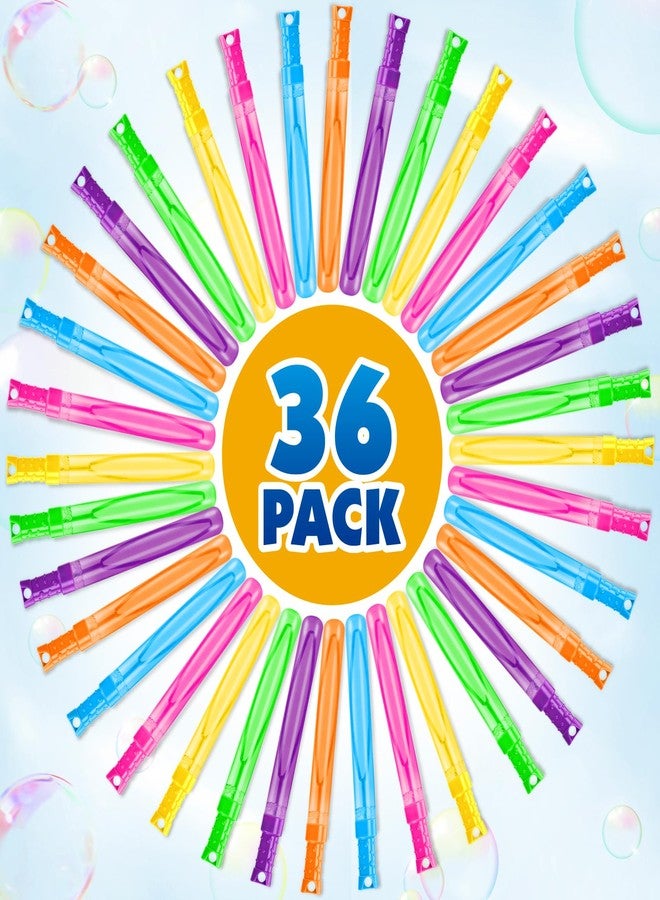 spring flower SpringFlower 36 Pcs Bubble for Kids, 2OZ Bubble Wands in 6 Colors, Bubble Bulk for Kid Party Favors, Summer Toys, Indoor & Outdoor Activities, Birthday, Wedding, Goodie Bags, Carnival Prizes - Image 4