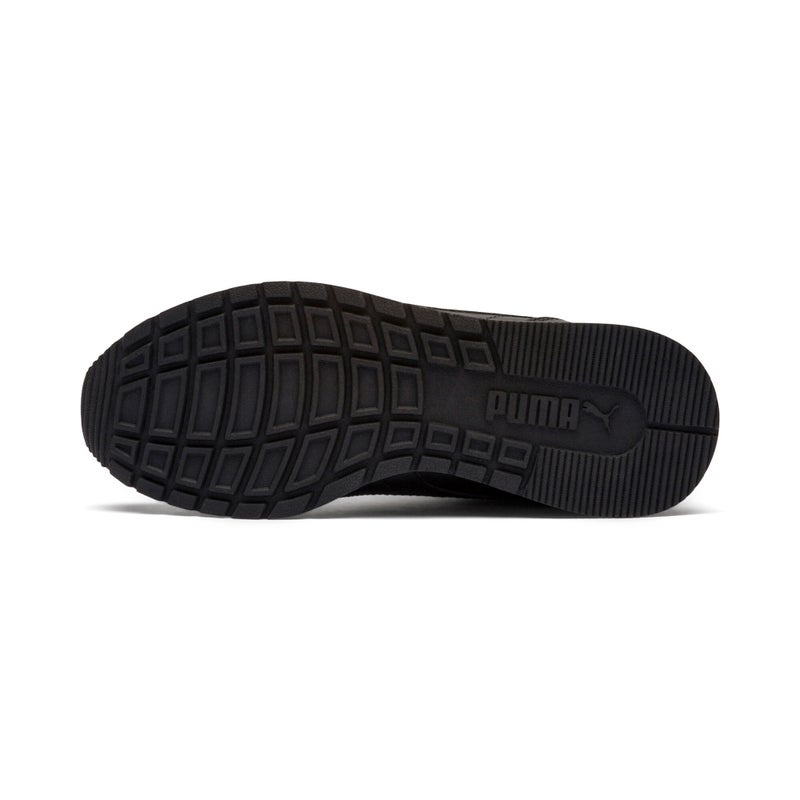 PUMA ST Runner v2 L Kids Unisex Black Trainers - Image 4