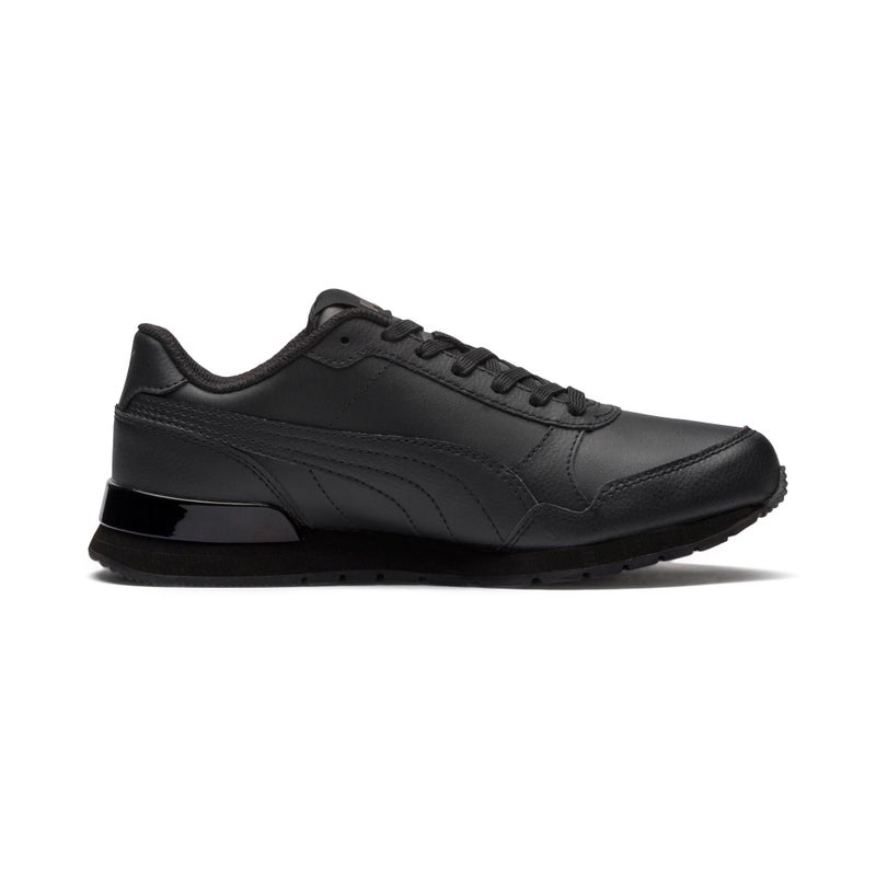 PUMA ST Runner v2 L Kids Unisex Black Trainers - Image 5