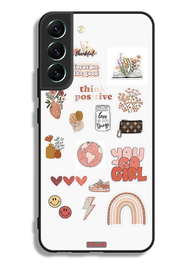 Tolwak Samsung Galaxy S22 5G Protective Case Cover You Go Girl - Image 3