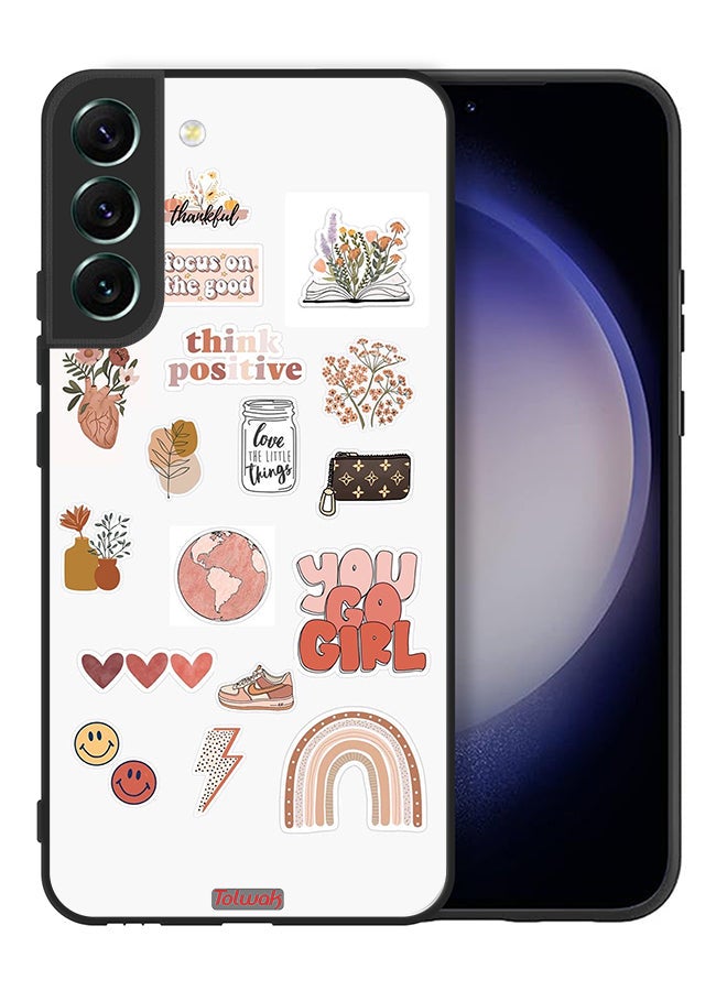 Tolwak Samsung Galaxy S22 5G Protective Case Cover You Go Girl - Image 2