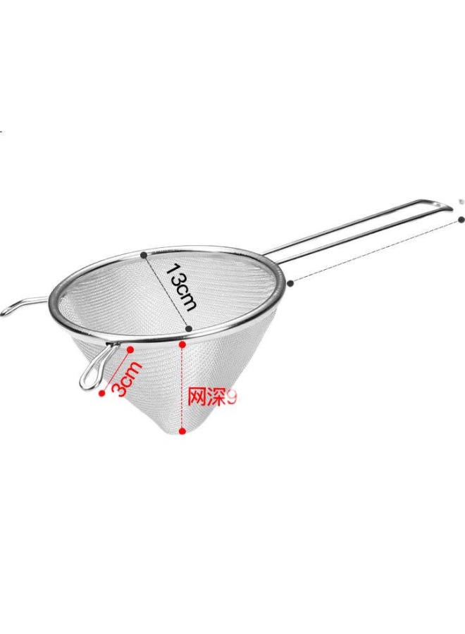 MAX COOK (ماكس كوك) مصفاة من الفولاذ المقاوم للصدأ 304 بشبكة 30، فلتر حليب الصويا، منخل دقيق للدقيق، 13 سم Mccu3415 - Image 3