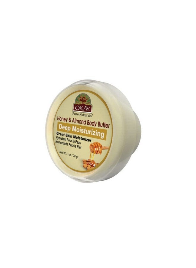 أوكي زبدة العسل واللوز الطبيعية الناعمة للشعر والبشرة 1 أونصة/30 مل - Image 1