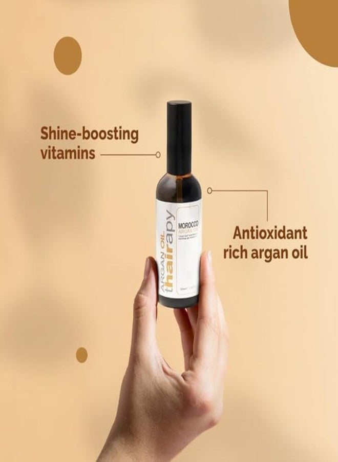CYNOS Argan Oil Thairapy Moroccan Argan Oil 100ml | Liquid Gold from Morocco | Deep Nourishment & Moisture for All Hair Types | Smooth & Shiny Finish - Image 4
