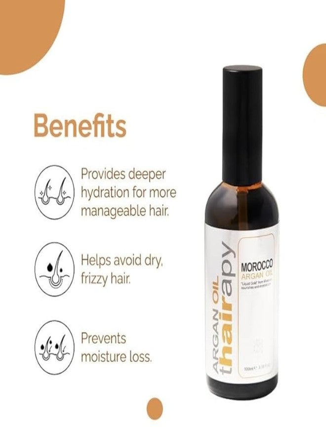 CYNOS Argan Oil Thairapy Moroccan Argan Oil 100ml | Liquid Gold from Morocco | Deep Nourishment & Moisture for All Hair Types | Smooth & Shiny Finish - Image 5