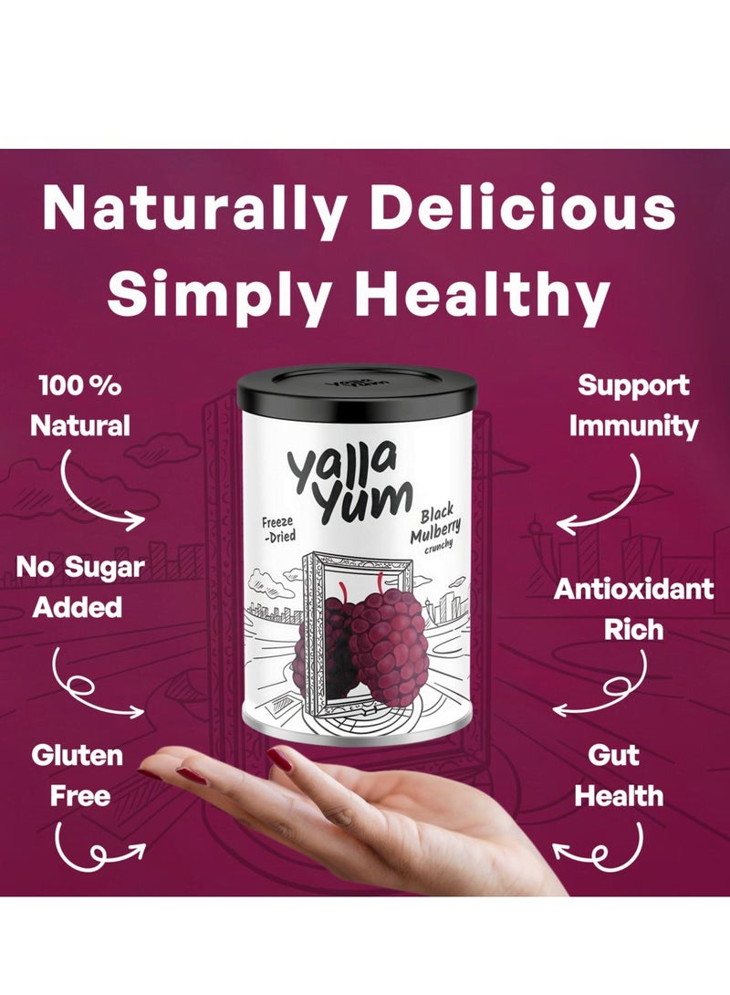 YallaYum Freeze-Dried Black Mulberry - YallaYum - Image 2