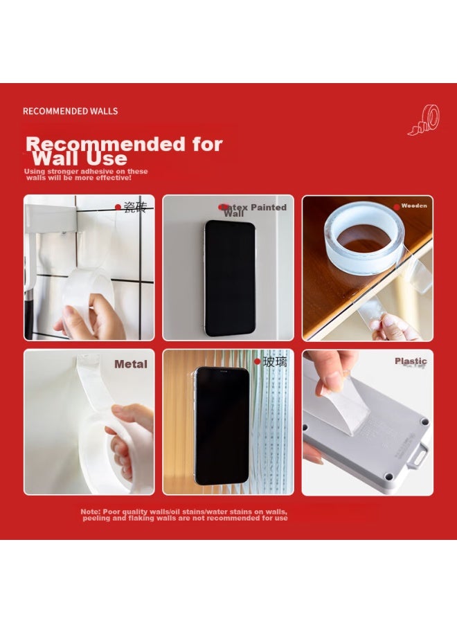 ام اند جي M&g (m&g) القرطاسية شريط لاصق ثنائي الوجه شفاف عديم الآثار 50mm*3m*1mm Nano Strong عديم الآثار لاصق Spring Festival Couplets Ajd957f2 - Image 4