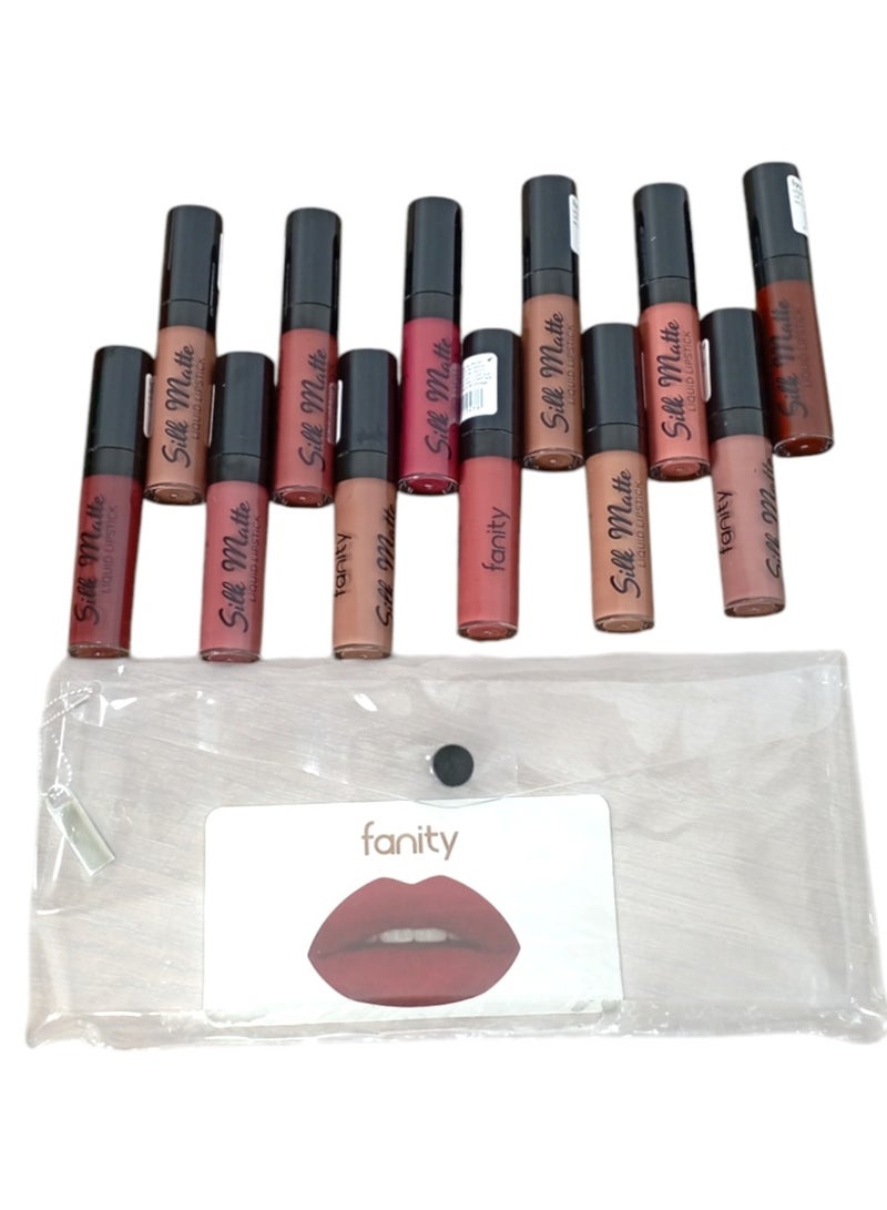 FANITY Vanity 12pcs Liquid Lipstick Set Multicolor - Image 2