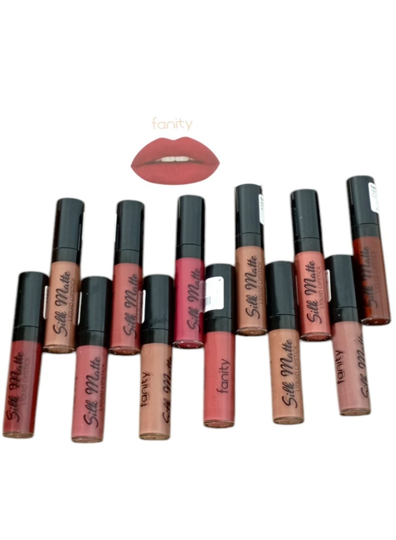 FANITY Vanity 12pcs Liquid Lipstick Set Multicolor - Image 4