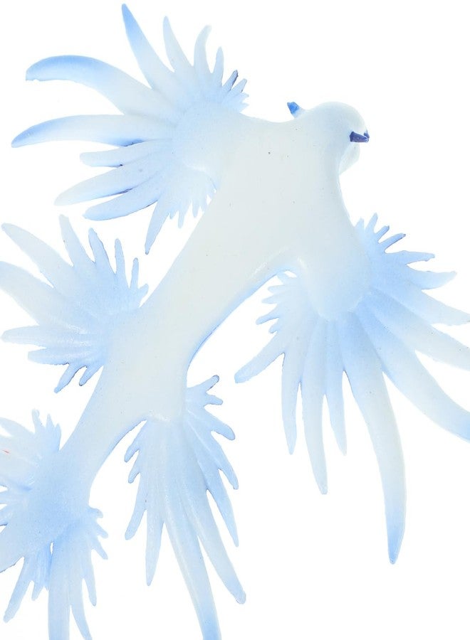 Hemoton Sky-Blue Sea Slug Figurine - Realistic Ocean Animal Model for Kids' Early Education, Party Decorations, and Home Display - 3.54 X 3.54 X 0.59 Inch Plastic Sea Animal Toy - Image 3