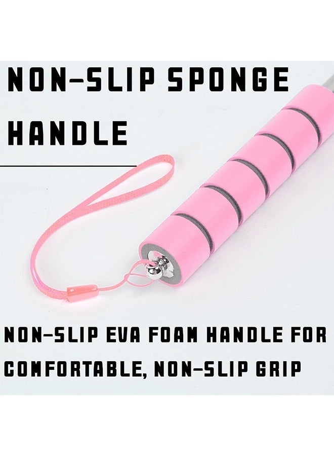 Bukela Glass Cleaner Car Rearview Mirror Wiper, Retractable Auto Glass Squeegee, Water Cleaner with Telescopic Long Rod, Portable Cleaning Tool for All Vehicles, Universal Automotive Accessories (Pink) - Image 5