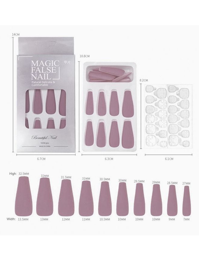 خيشة 24 قطعة ملصق أظافر صناعية - Image 2
